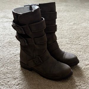 Roxy Women's Dark Brown Combat Boots